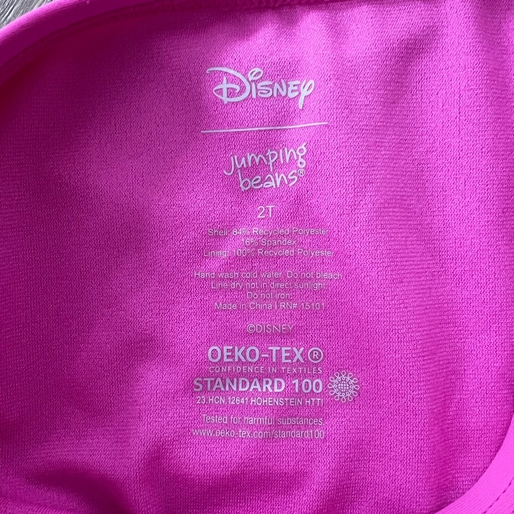 5/$25 Minnie Mouse Pink and Tie-Dye Swimsuit - Picture 8 of 8